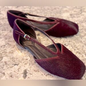 Zara Deep Burgundy Women's Flats